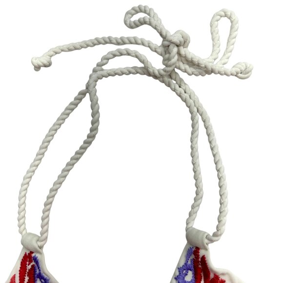 Victoria's Secret Embroidered String Bikini Top (M) - Picture 6 of 9